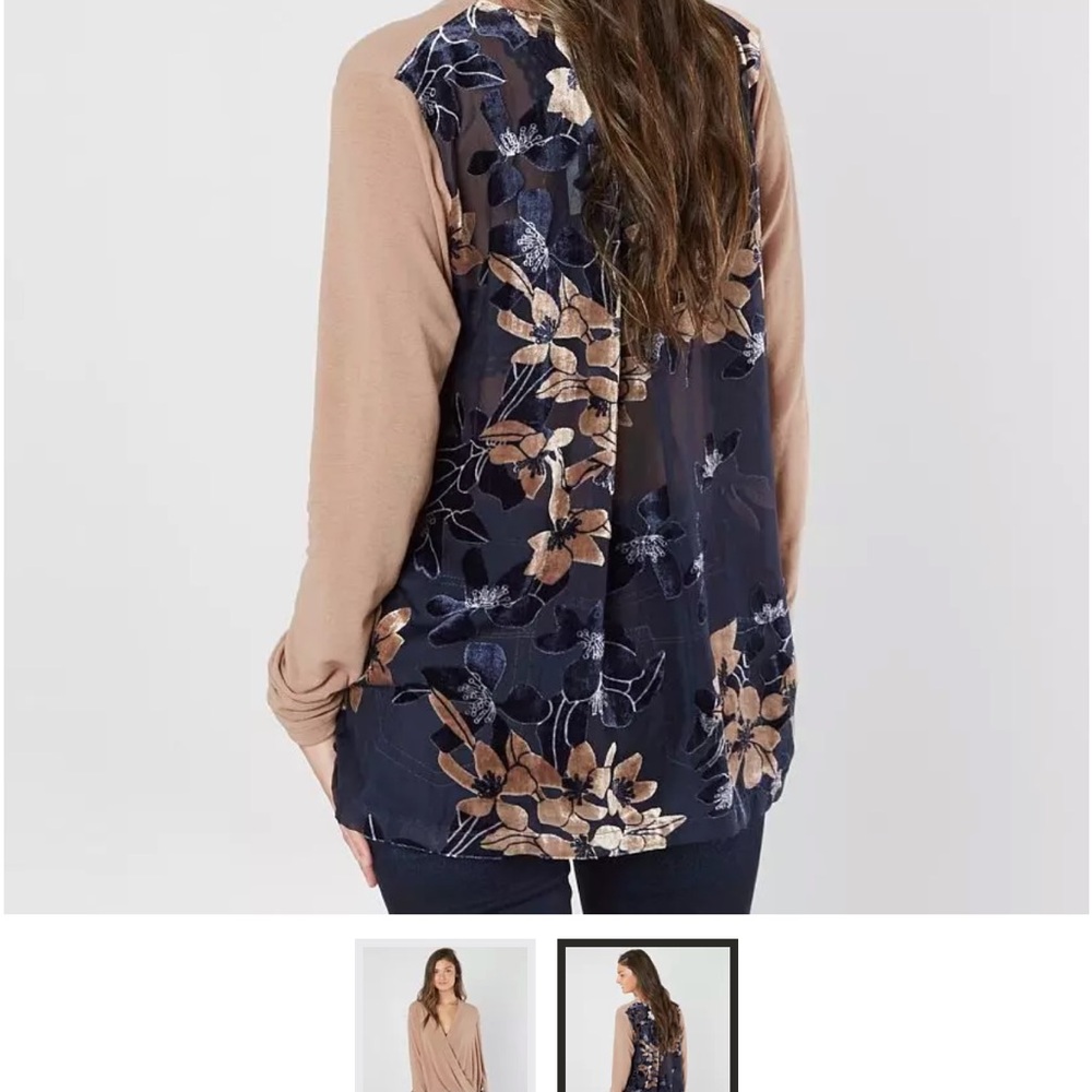 Mystree Tan Women's Wrap Blouse